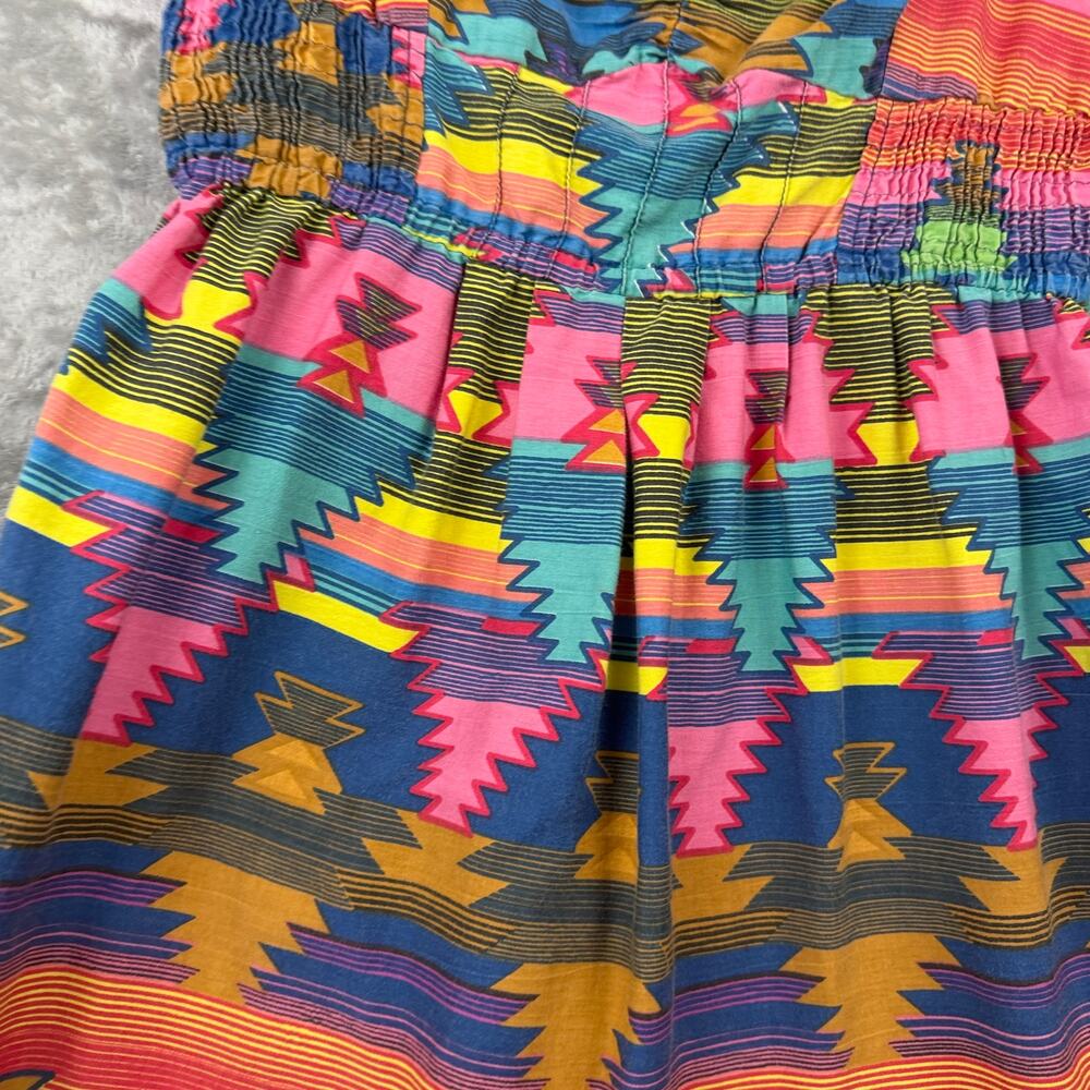 Billabong Multicolor Geometric Print Midi Dress - Picture 4 of 5